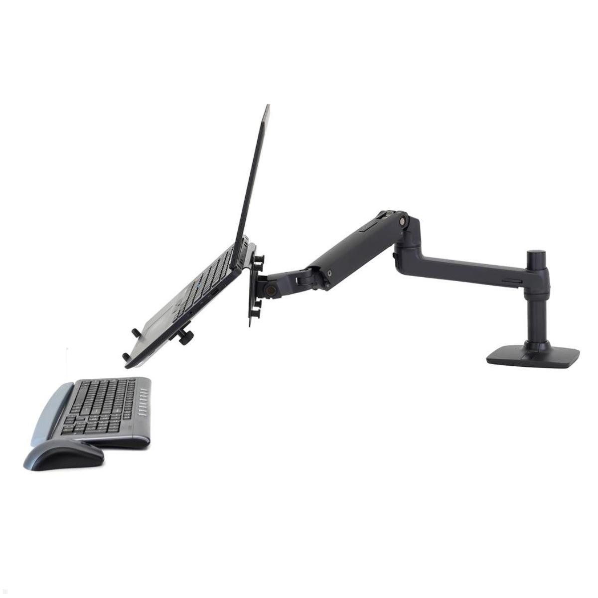 Ergotron LX Laptop Tischhalterung schwenkbar (45-241-524), schwarz ergonomisches Set-Up