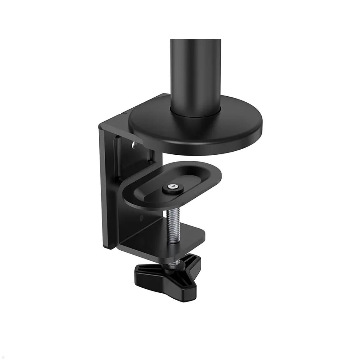 Neomounts DS60-425BL2 Monitorhalter für 2 Monitore nebeneinander bis 27 Zoll, schwarz, Tischklemme