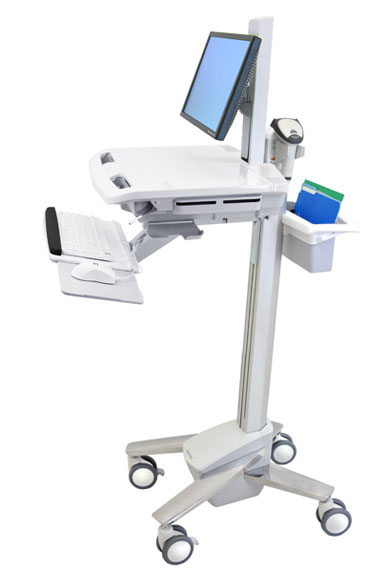 Ergotron StyleView EMR-Fahrwagen mit Monitorhalter (SV41-6300-0)