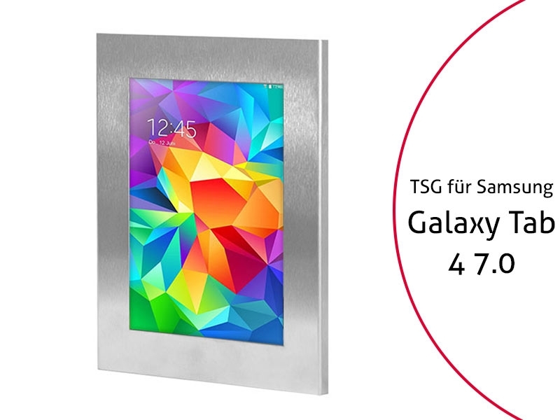 TabLines TSG017E Tablet Schutzgehäuse für Samsung Tab 4 7.0, Edelstahl