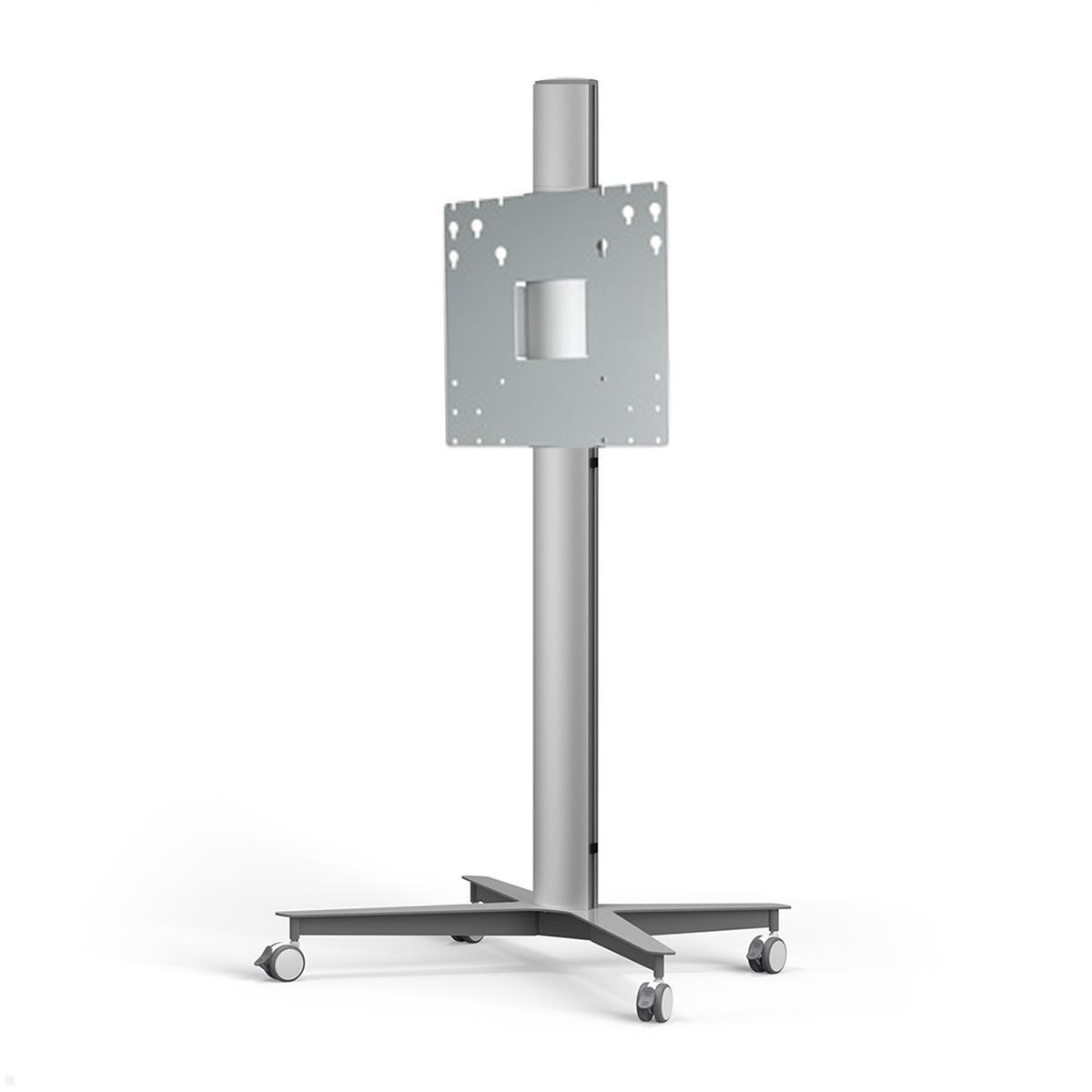 SMS Icon FH MT 1450 C Mobiler Monitorständer mit VESA Adapter bis 400x400 mm, silber