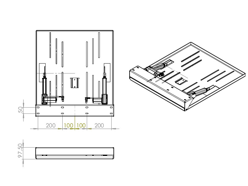 MonLines 05450551 mMotion Flip XL Maße back