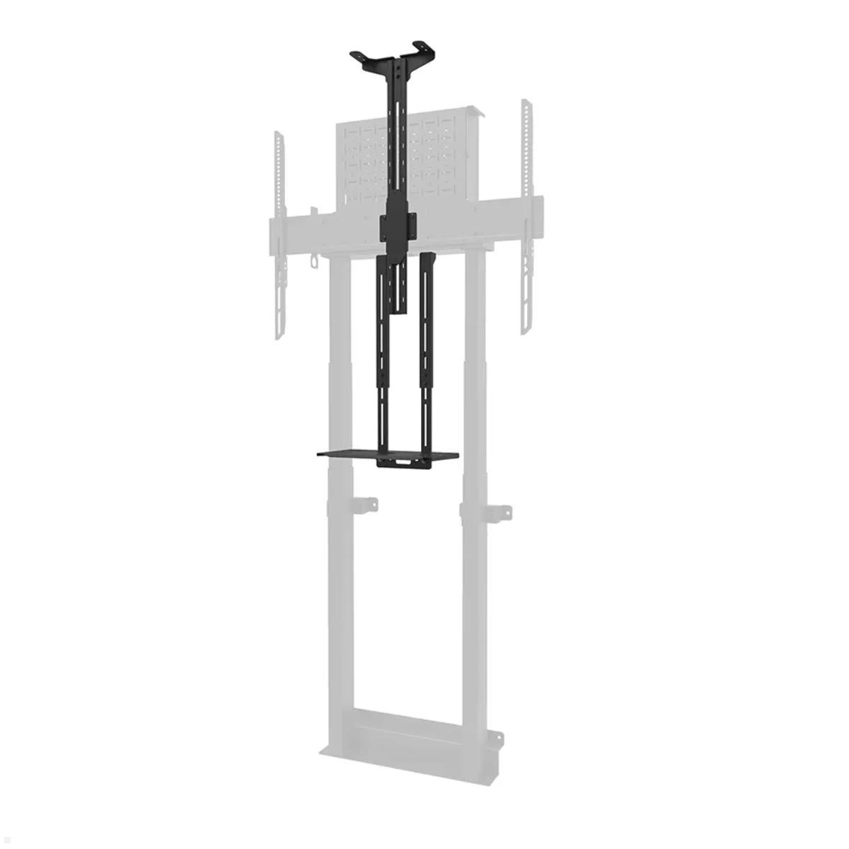 Neomounts AV1-875BL Videobar / Multimedia Halterung, schwarz Anwendung mit Boden Wandhalter