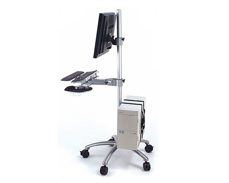 Monlines MBS010 PC and LCD mobile floor stand, height 1800mm