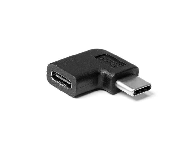 TabLines Winkeladapter USB C Stecker 90 Grad gewinkelt