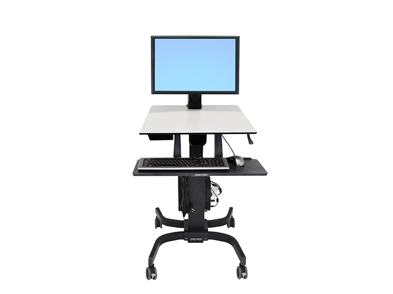 Ergotron WorkFit-C Sit-Stand Workstation Single Monitor HD (24-216-085)