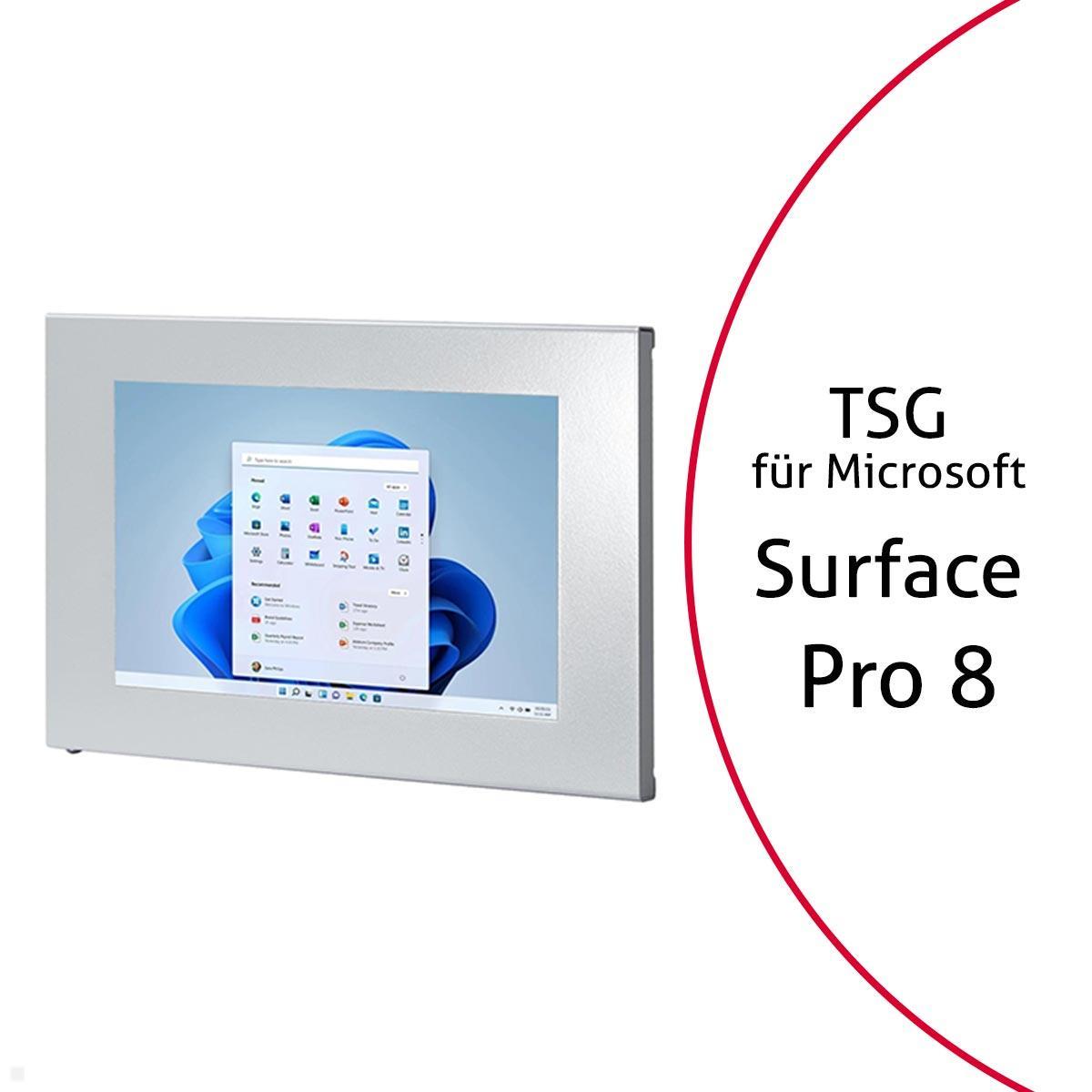 TabLines TSG083S Tablet Schutzgehäuse für Microsoft Surface Pro 8, silber