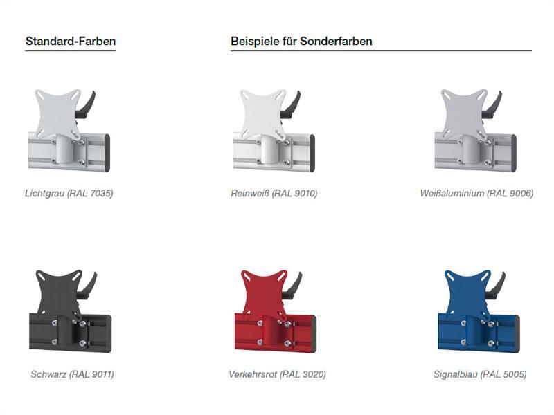 MonLines 60.40.20.18 Tischhalter 2er WS Para-System Farben