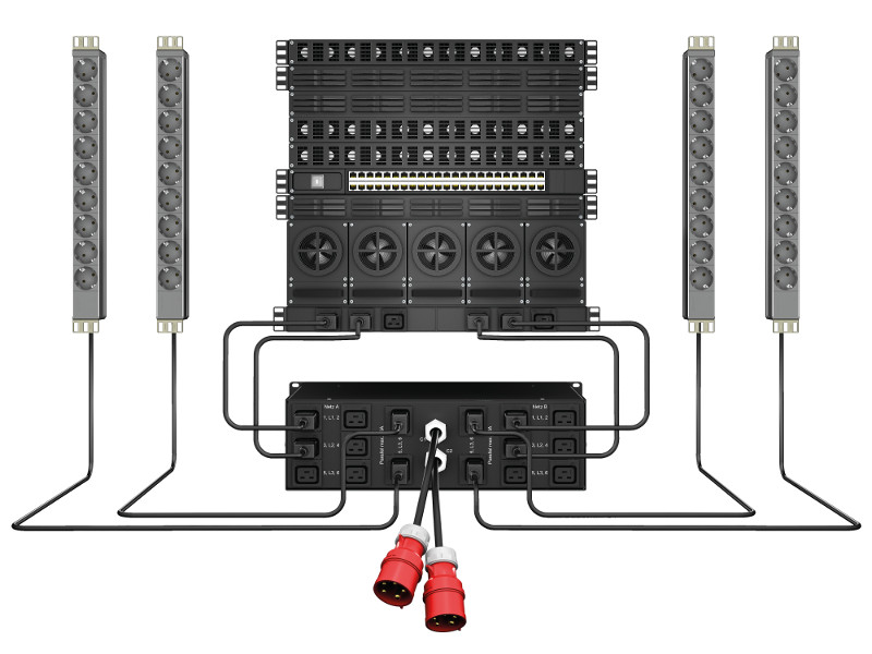 Bachmann Zubehör IT PDU Befestigungswinkel 19" Standard Profil 940.142 Datacenter