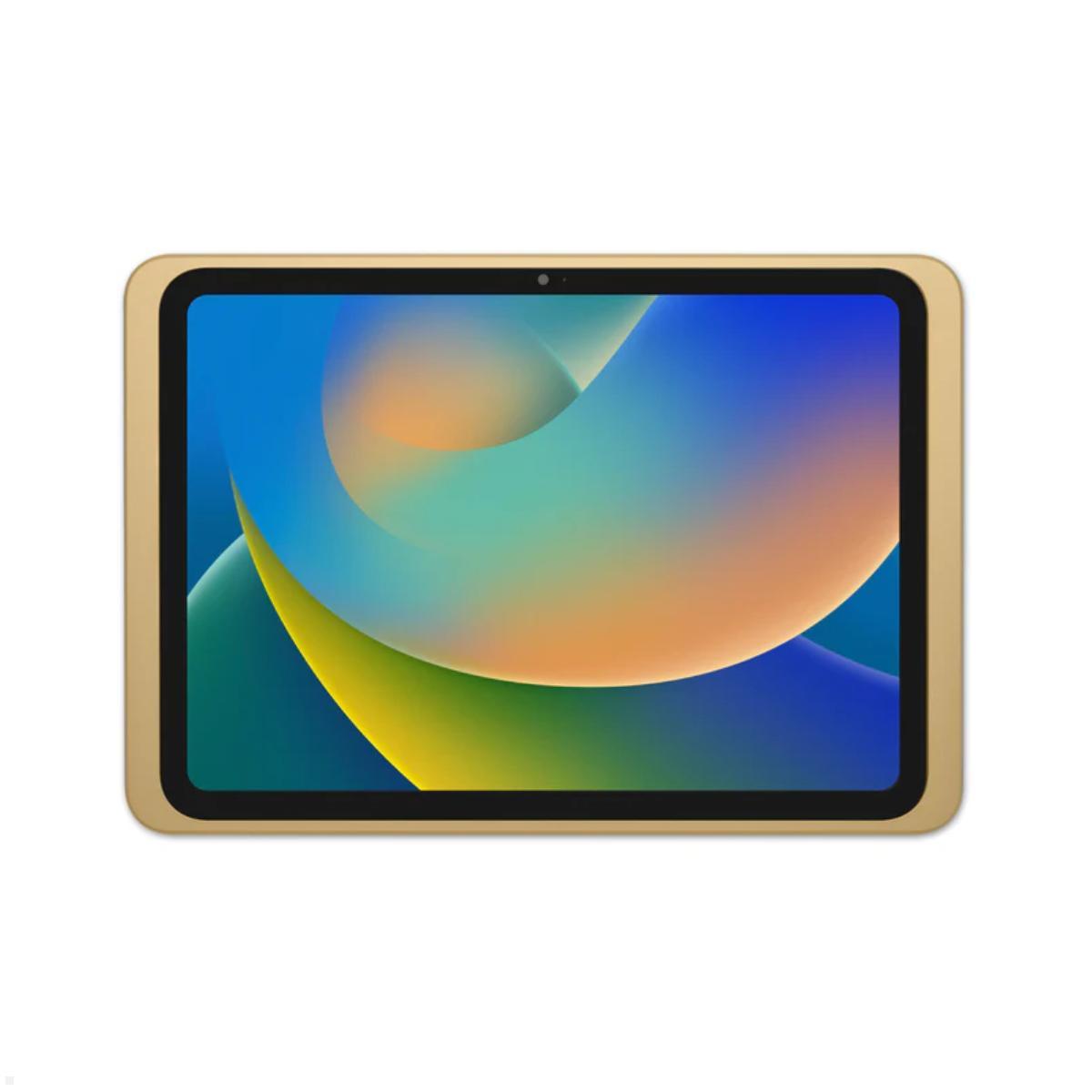 Displine Dame Wall 2.0 Wandhalter Apple iPad 10.9 (10. Gen.) mit USB-C, Gold eloxiert