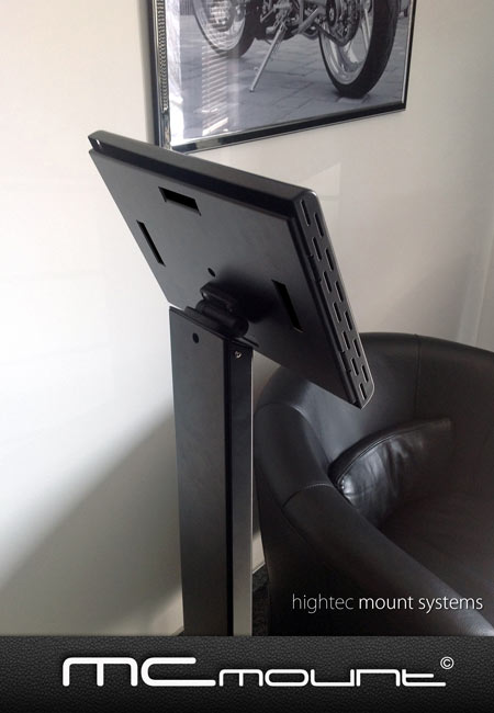 McMount - Floor Stand - für Apple iPad 1-2-3-4 Rückansicht