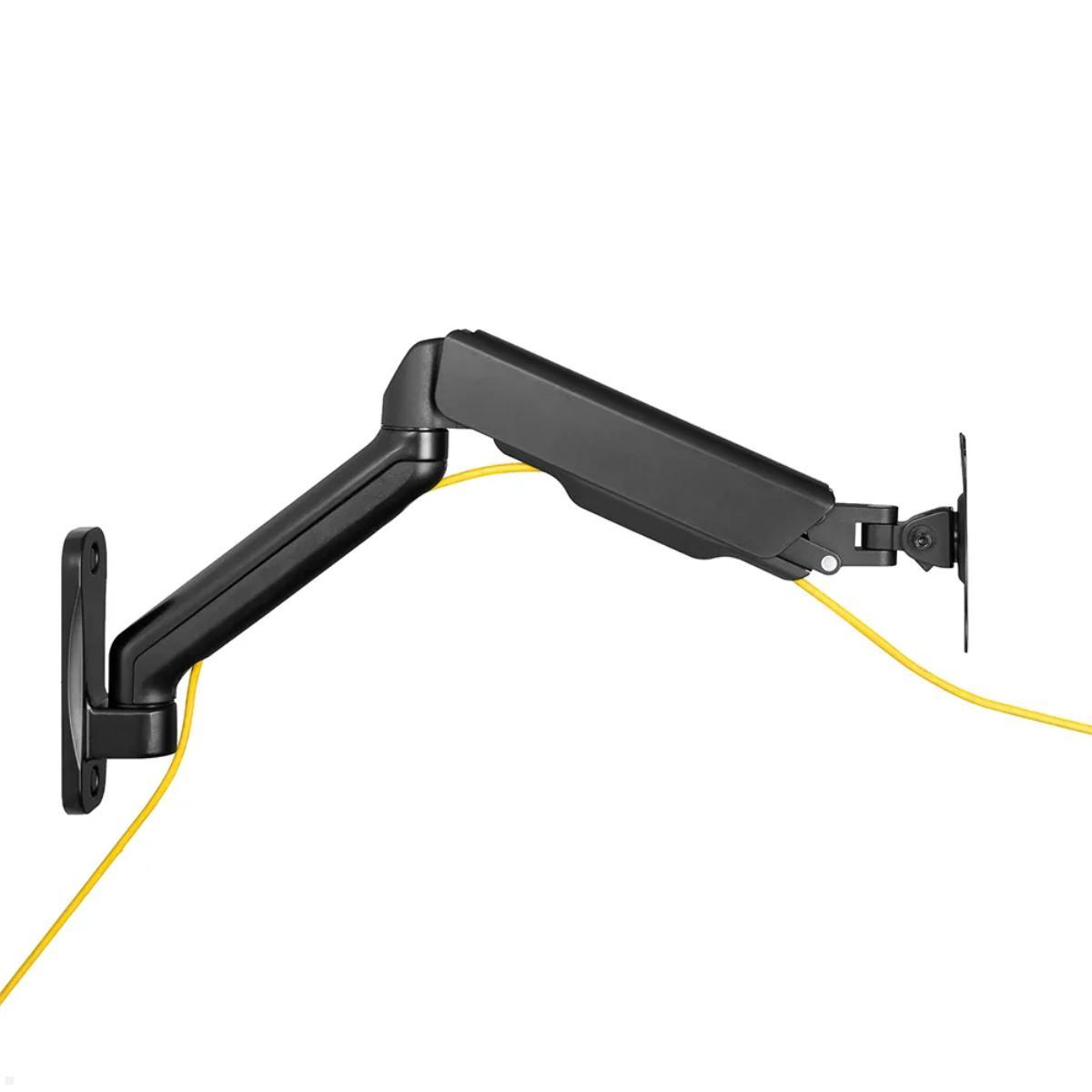 Neomounts WL70-450BL11 schwenkbare Monitor Wandhalterung 17-32 Zoll, Kabelführung