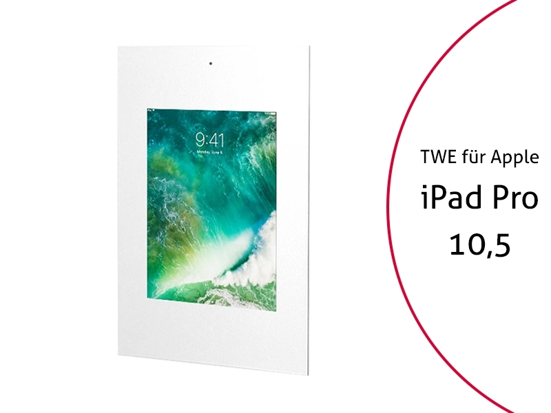 TabLines TWE059W Tablet Wandeinbau für Apple iPad Pro 10,5Zoll