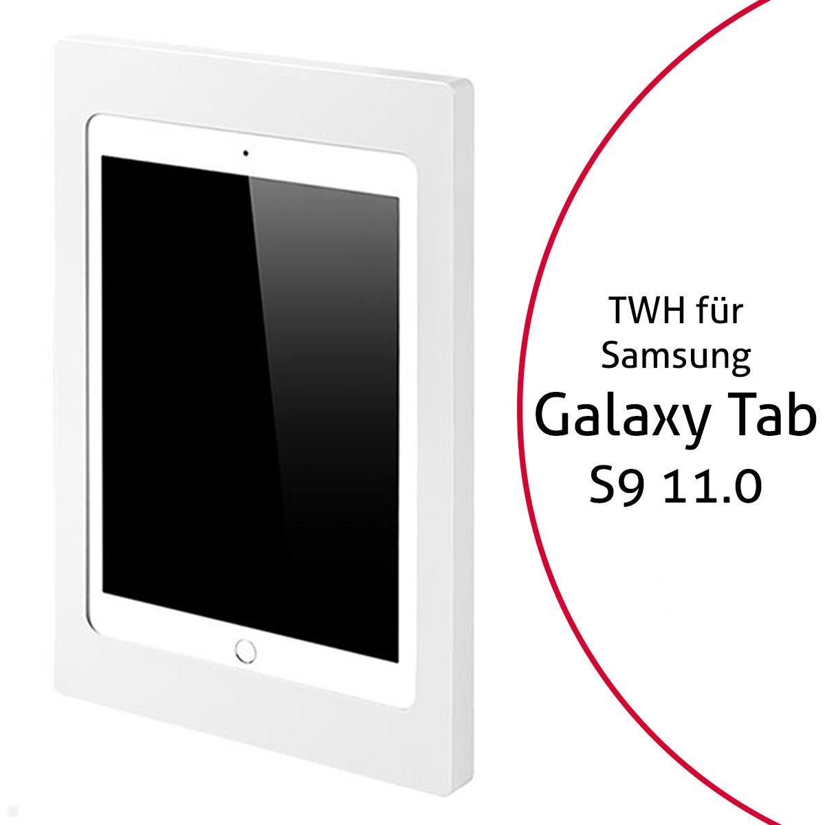 TabLines TWH049W Tablet Wandhalterung für Samsung Tab S9 11.0, weiß