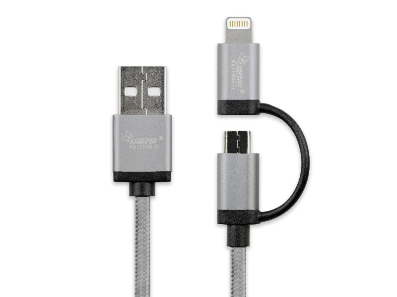 LEICKE KanaaN Apple Lightning USB Kabel 1,8m