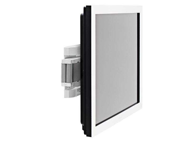 SMS Flatscreen Wall Bracket WH 3D, aluminium/glossy white