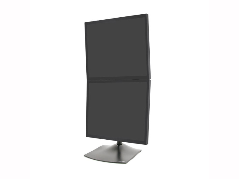 Ergotron DS100 Dual Monitor Ständer Tisch vertikal, schwarz (33-091-200)