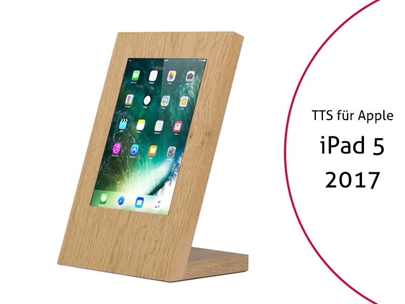 TabLines TTS034 Tablet Tischständer Apple iPad 5 (2017), Eiche