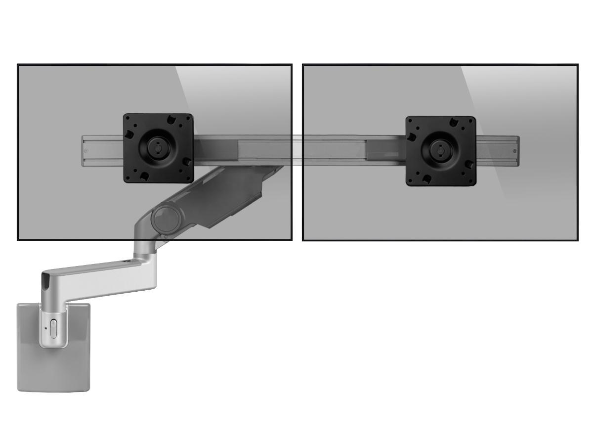 Humanscale M10 Dual Monitor Wandhalterung silber (M10HMSE2S)