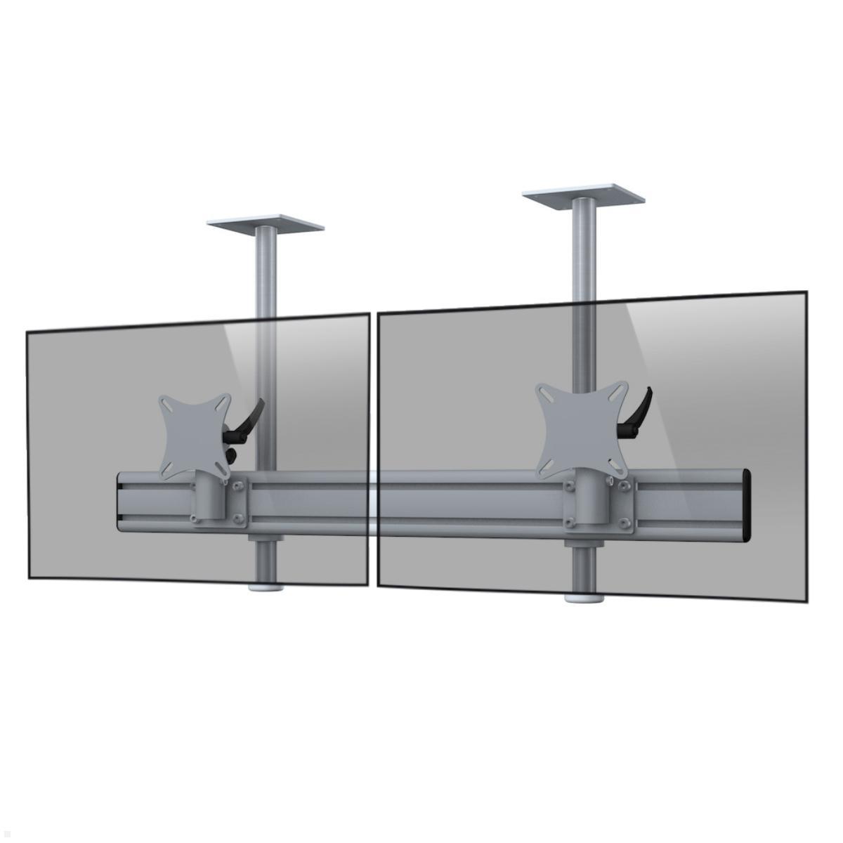 MonLines MDH200G Flat 2-fach Monitor Deckenhalter bis 32 Zoll, grau