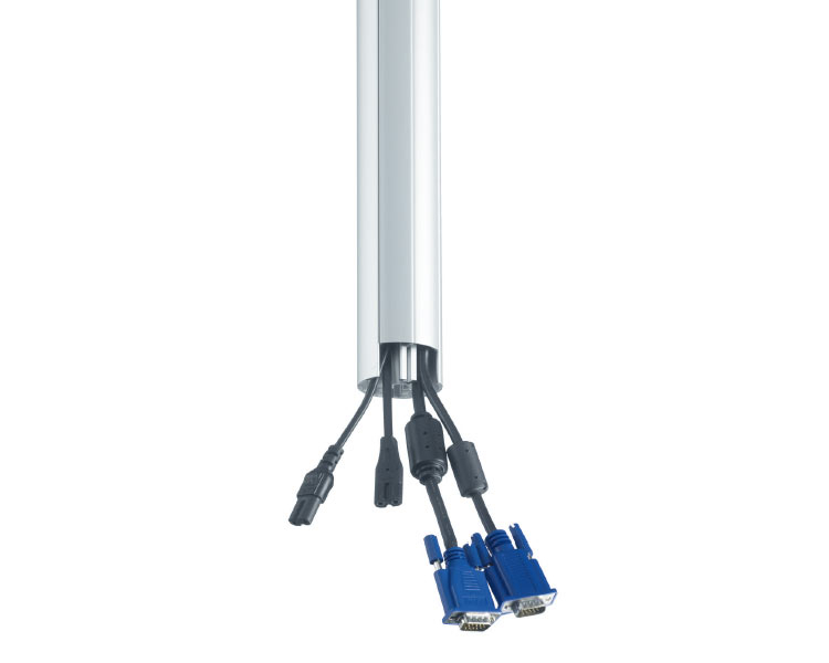 Vogels Connect-It PUC 2108 Säule für Deckenhalterung 80cm Kabelmanagement