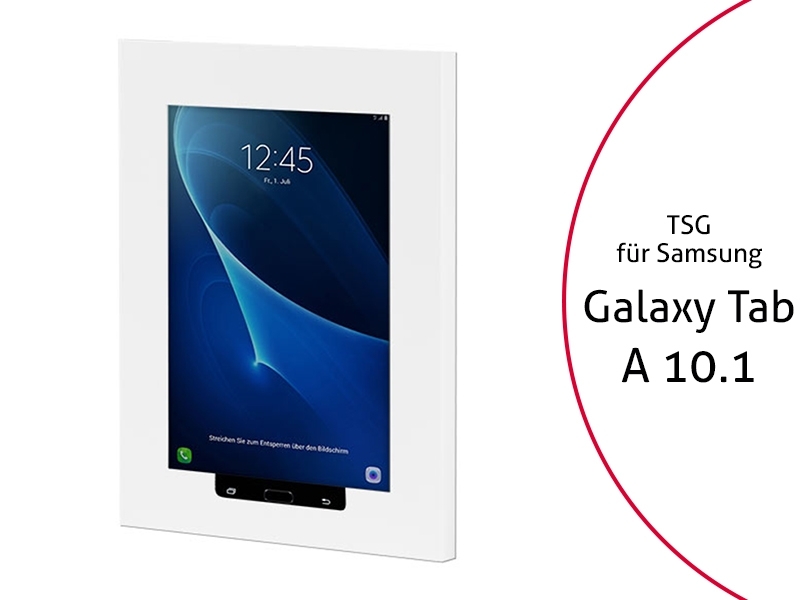 TabLines TSG051W Tablet Schutzgehäuse für Samsung Tab A 10.1, HB, weiß