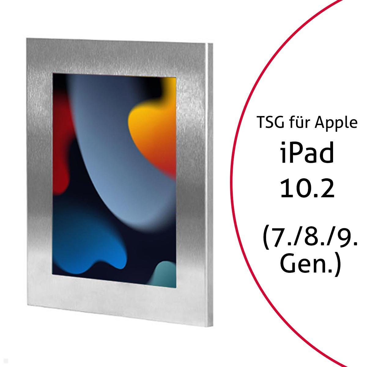 TabLines TSG069E Tablet Schutzgehäuse für Apple iPad 10.2 (7./8./9. Gen.), Edelstahl