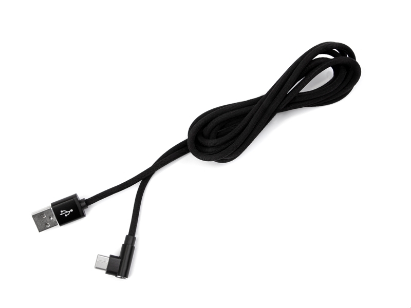 TecLines TUC008B USB auf USB C Kabel 90° gewinkelt 1,5 Meter