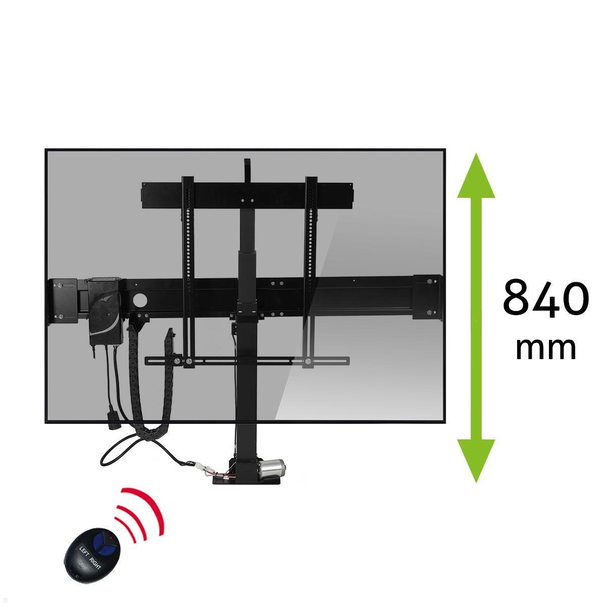 MonLines MLS026B Einbau TV Lift bis 60 Zoll, 840 mm Hub