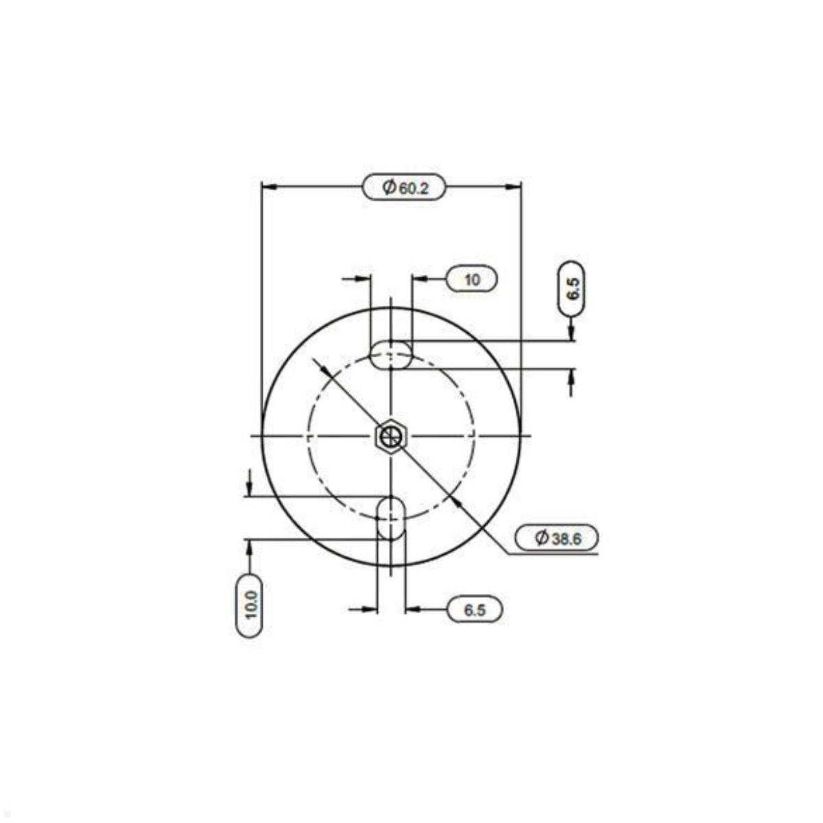 TabLines TWC001 Tablet Wandhalterung Click, Drehplatte