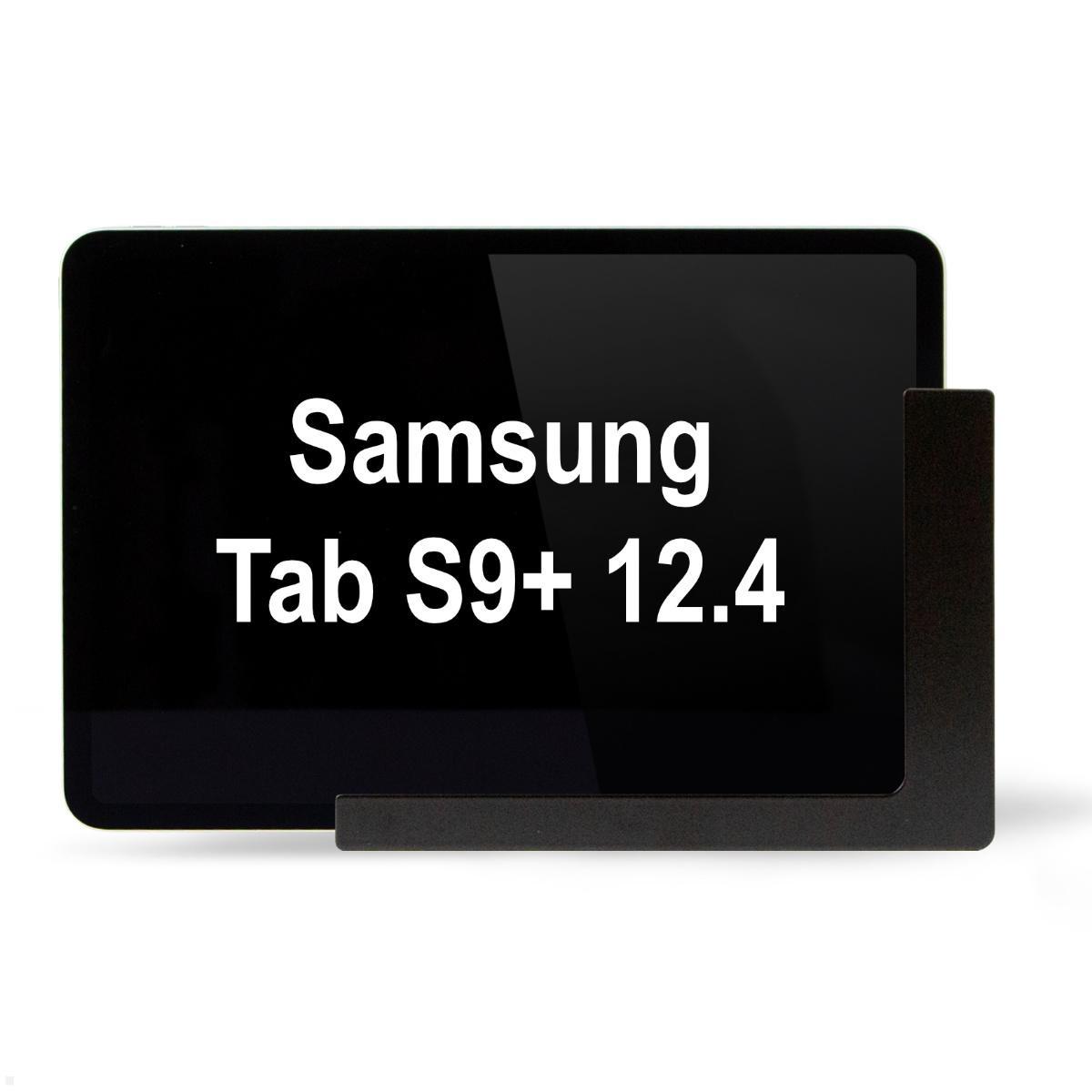 TabLines TWP030B Wandhalterung für Samsung Tab S9+ 12.4, schwarz