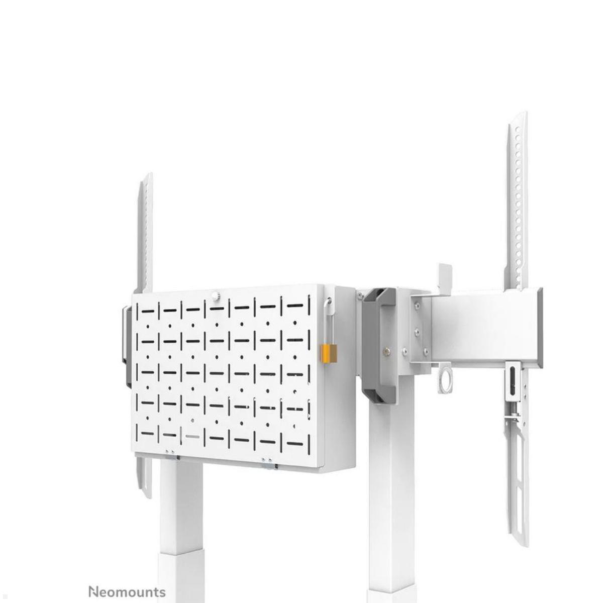 Neomounts FL55-875WH1 mobiler elektrischer Monitorständer 37 bis 100 Zoll, weiß Hardwarebox