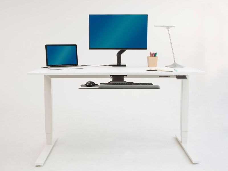 Humanscale M/Connect Dockingstation Tischklemme für M/Flex, schwarz Beispiel