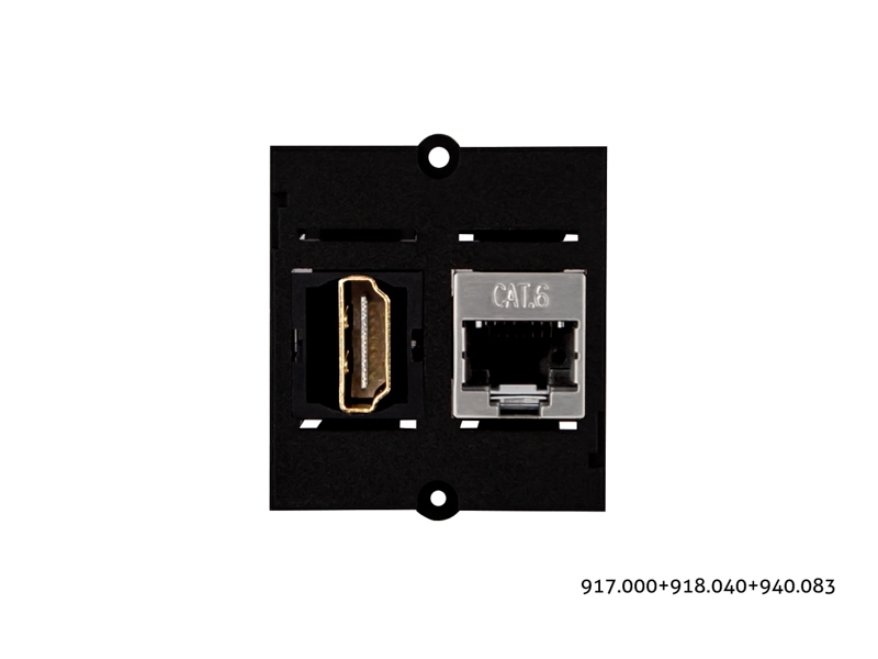 Bachmann CAT6A Keystone Modul Buchse/Buchse geschirmt (940.083) Konfigurationsbeispiel