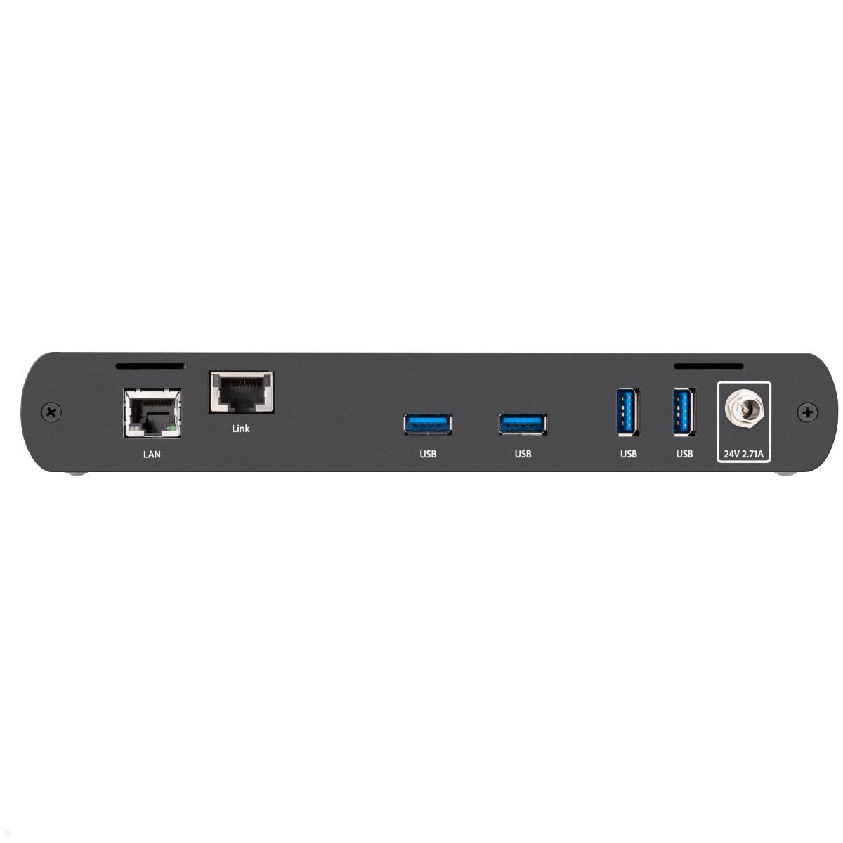 Crestron USB 3.2 Extender über CAT 6a/7 Kabel, lokal / ferngesteuert (USB-EXT-3 KIT) Rückseite REMOTE