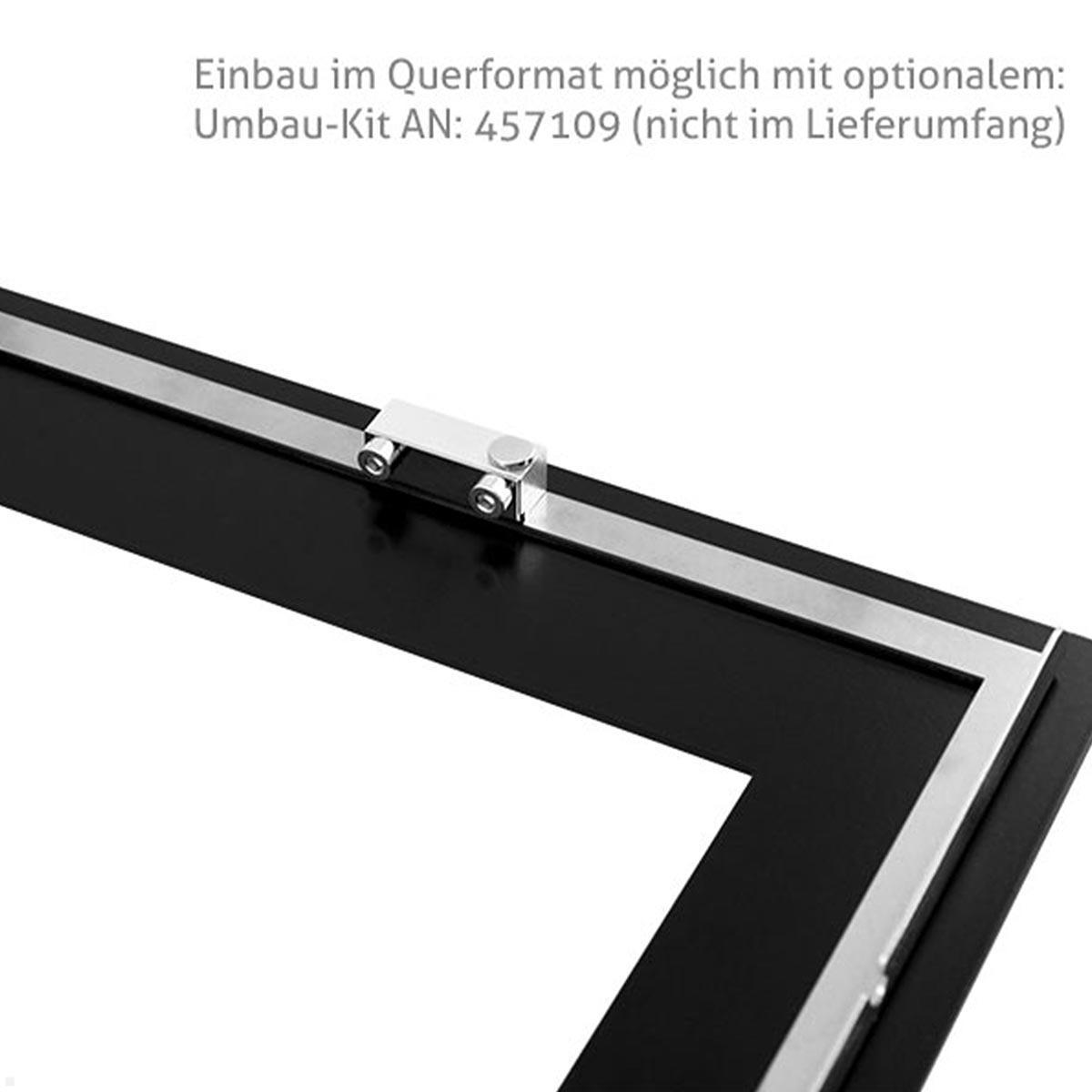 TabLines TWE099W Tablet Wandeinbau für Microsoft Surface Go 3, weiß Umbaukit Einbau Querformat