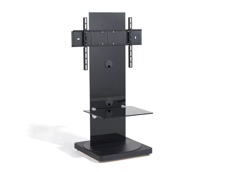 PureMounts GI-PM-101S TV Standfuß schwenkbar und höhenverstellbar, schwarz