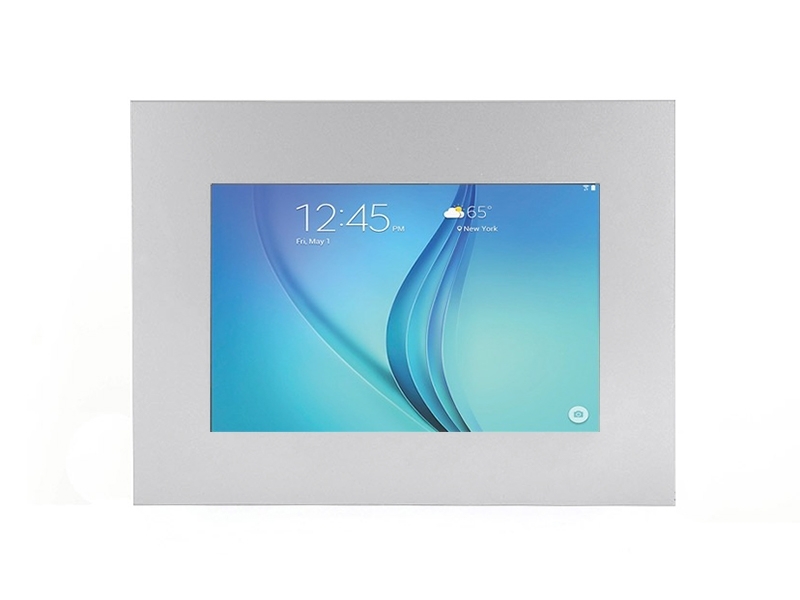 TabLines TWE011S Tablet Wandeinbau für Samsung Tab A 9.7, silber Querformat