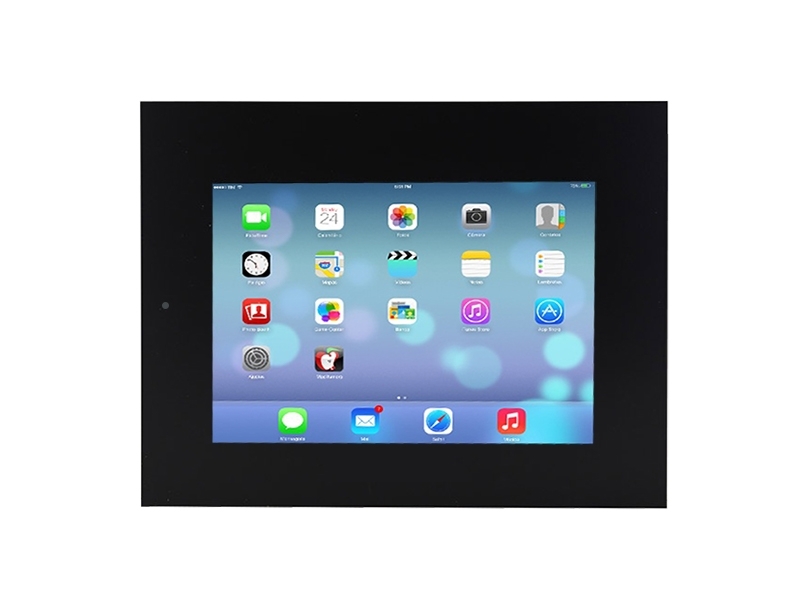 TabLines TWE033B Tablet Wandeinbau für Apple iPad Pro 12.9 DS, schwarz quer