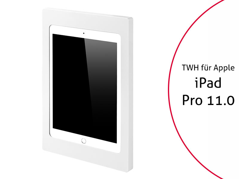 TabLines TWH022W Tablet Wandhalterung für Apple iPad Pro 11.0 Zoll, weiß