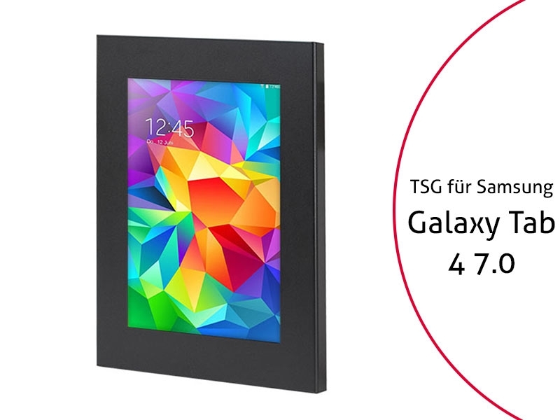 TabLines TSG017B Tablet Schutzgehäuse für Samsung Tab 4 7.0, schwarz