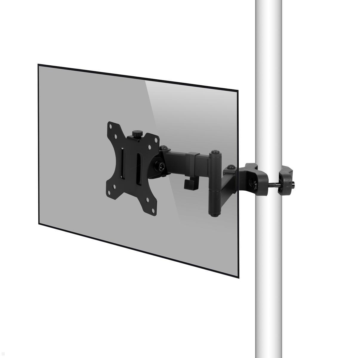 MonLines MRH002 schwenkbare Monitorhalterung für Rohre (28-60 mm) bis 8 kg Anwendung Rohr