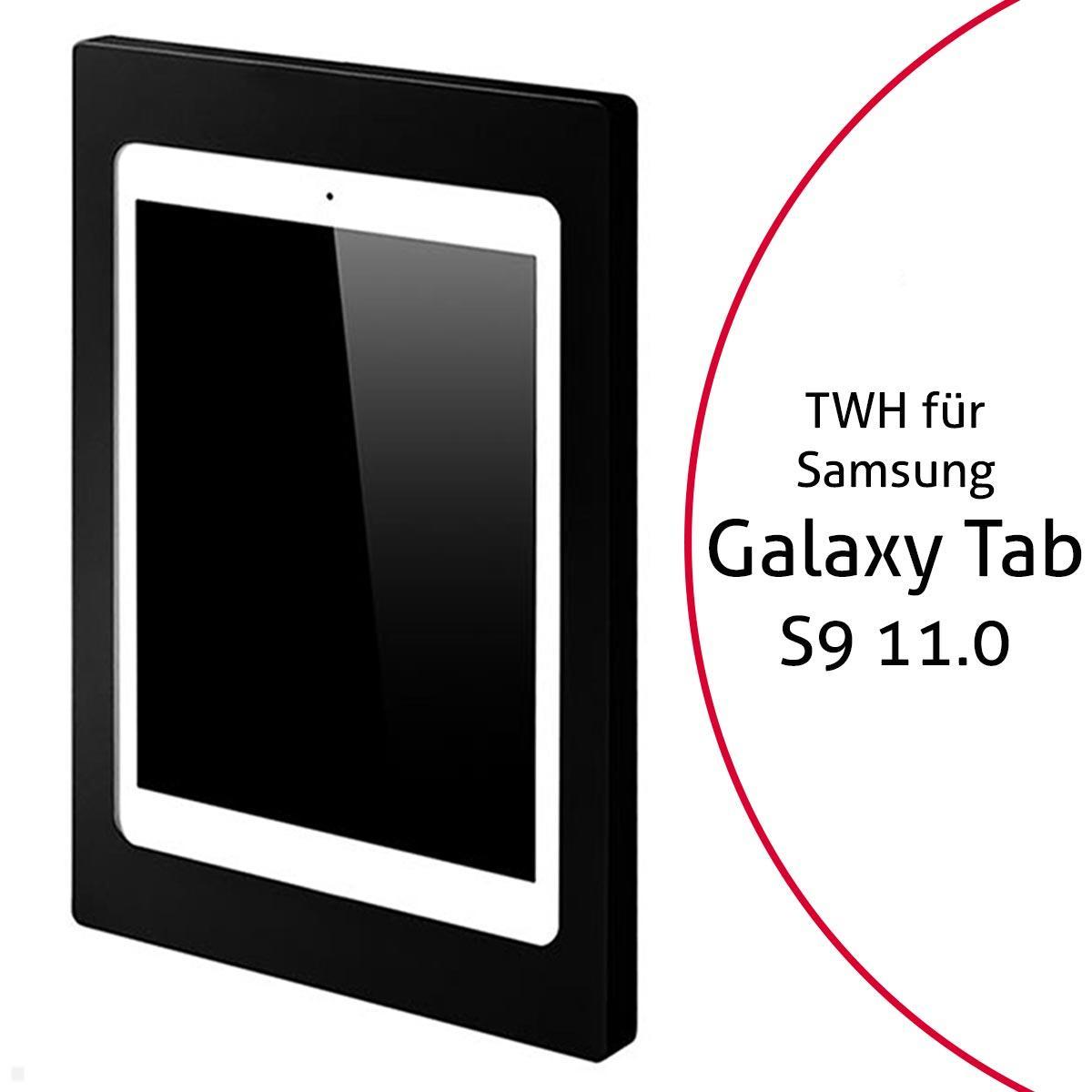 TabLines TWH049B Tablet Wandhalterung für Samsung Tab S9 11.0, schwarz