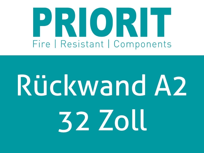 Priorit Rückwand für Monitor Brandschutzgehäuse A2 PRIODIS Basic 32Zoll