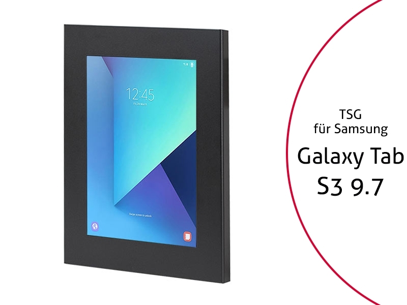 TabLines TSG043B Tablet Schutzgehäuse für Samsung Tab S3 9.7, schwarz