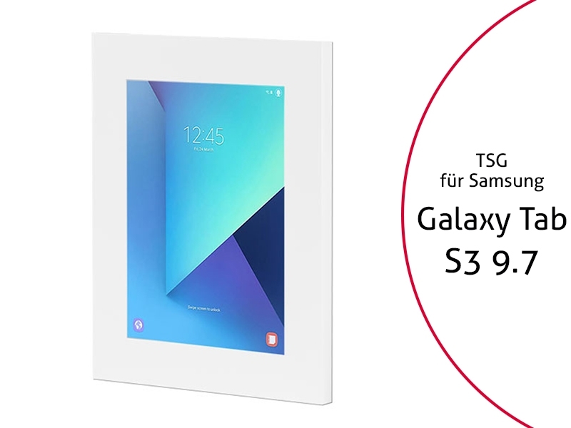 TabLines TSG043W Tablet Schutzgehäuse für Samsung Tab S3 9.7, weiß