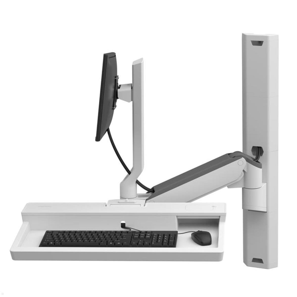 Ergotron CareFit Combo System Wandarbeitsplatz (45-618-251), schwenkbar