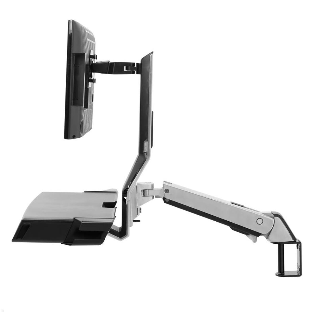 Ergotron StyleView Combo Arm Wandhalterung für Monitor, Tastatur (45-583-026), Seitenansicht