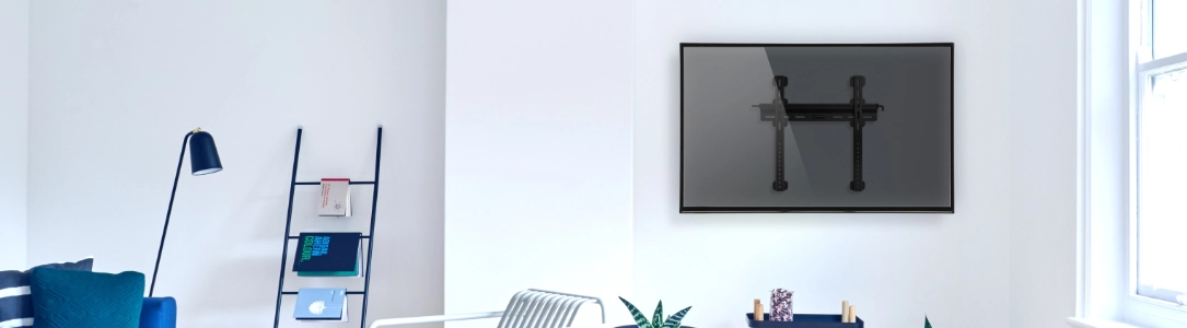 Flache TV Wandhalterung für 37-49 Zoll Bildschirme, Monitorhalter für die Wand