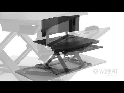 Ergotron WorkFit-TX sit-stand workstation up to 30 inches